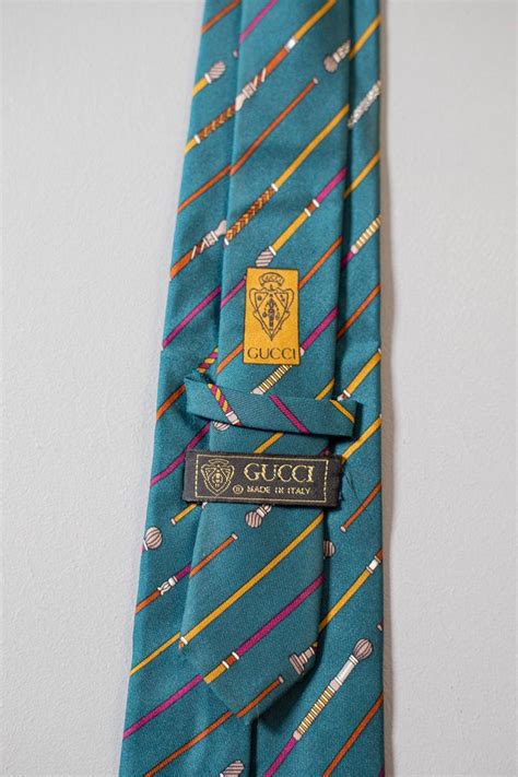 vintage gucci neckties|Vintage Gucci Tie .